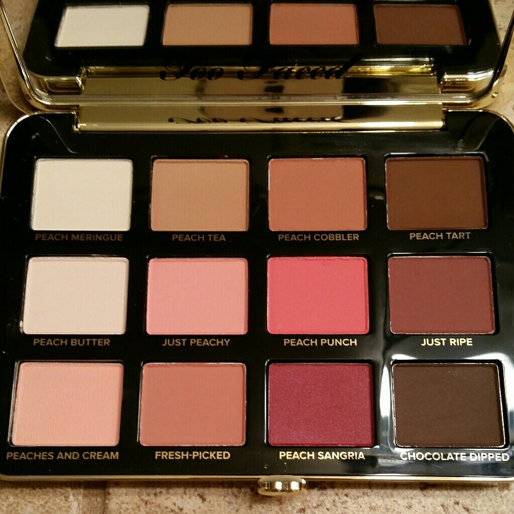 Sold!! Too Faced Sweet Peach Mattes - Picture 4 of 8